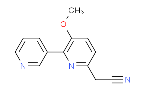 5-Methoxy-6-(pyridin-3-yl)pyridine-2-acetonitrile