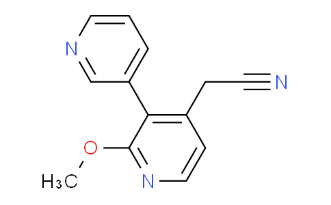 2-Methoxy-3-(pyridin-3-yl)pyridine-4-acetonitrile