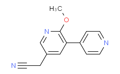 AM96581 | 1227577-86-7 | 6-Methoxy-5-(pyridin-4-yl)pyridine-3-acetonitrile