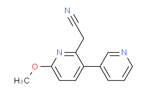 AM96586 | 1227565-82-3 | 6-Methoxy-3-(pyridin-3-yl)pyridine-2-acetonitrile