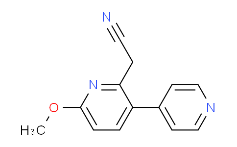 AM96587 | 1227577-92-5 | 6-Methoxy-3-(pyridin-4-yl)pyridine-2-acetonitrile