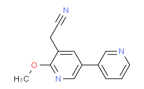 AM96588 | 1227514-25-1 | 2-Methoxy-5-(pyridin-3-yl)pyridine-3-acetonitrile