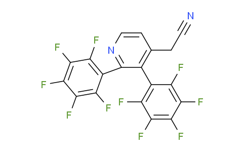AM96690 | 1261681-44-0 | 2,3-Bis(perfluorophenyl)pyridine-4-acetonitrile