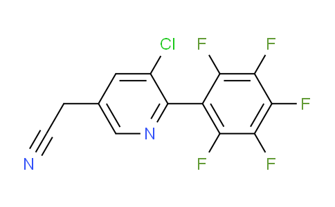 AM96718 | 1261811-70-4 | 3-Chloro-2-(perfluorophenyl)pyridine-5-acetonitrile
