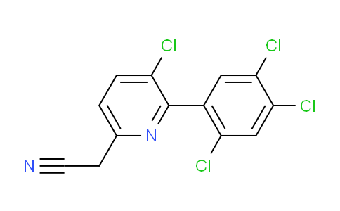 AM96737 | 1261812-73-0 | 3-Chloro-2-(2,4,5-trichlorophenyl)pyridine-6-acetonitrile