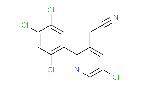 5-Chloro-2-(2,4,5-trichlorophenyl)pyridine-3-acetonitrile