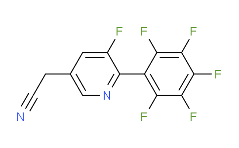 AM96756 | 1261848-72-9 | 3-Fluoro-2-(perfluorophenyl)pyridine-5-acetonitrile