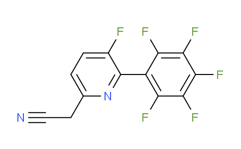 AM96757 | 1261681-86-0 | 3-Fluoro-2-(perfluorophenyl)pyridine-6-acetonitrile
