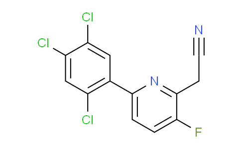 AM96778 | 1261873-43-1 | 3-Fluoro-6-(2,4,5-trichlorophenyl)pyridine-2-acetonitrile