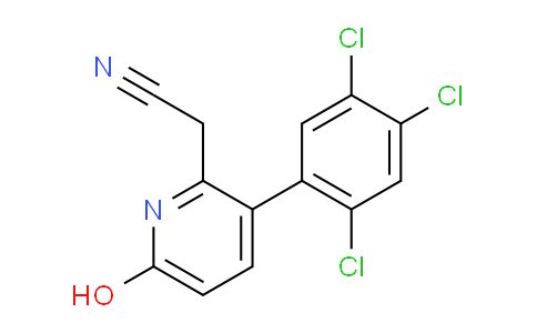 AM96795 | 1261874-73-0 | 6-Hydroxy-3-(2,4,5-trichlorophenyl)pyridine-2-acetonitrile