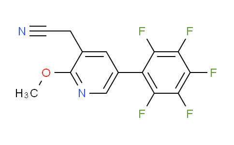 AM96799 | 1261755-99-0 | 2-Methoxy-5-(perfluorophenyl)pyridine-3-acetonitrile