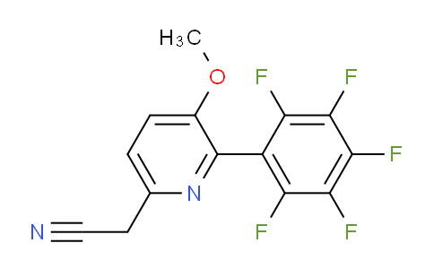 AM96801 | 1261576-00-4 | 3-Methoxy-2-(perfluorophenyl)pyridine-6-acetonitrile