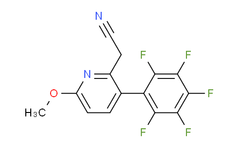 AM96803 | 1261643-15-5 | 6-Methoxy-3-(perfluorophenyl)pyridine-2-acetonitrile