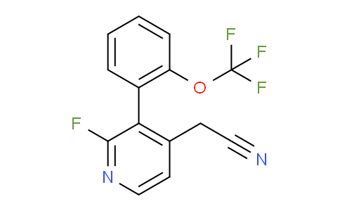 AM96822 | 1261462-71-8 | 2-Fluoro-3-(2-(trifluoromethoxy)phenyl)pyridine-4-acetonitrile