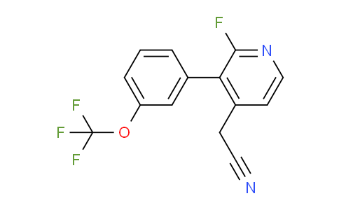 AM96825 | 1261655-40-6 | 2-Fluoro-3-(3-(trifluoromethoxy)phenyl)pyridine-4-acetonitrile