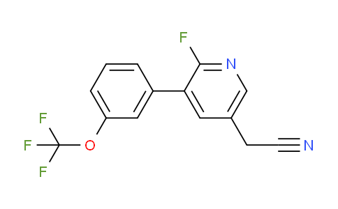 AM96826 | 1261559-86-7 | 2-Fluoro-3-(3-(trifluoromethoxy)phenyl)pyridine-5-acetonitrile