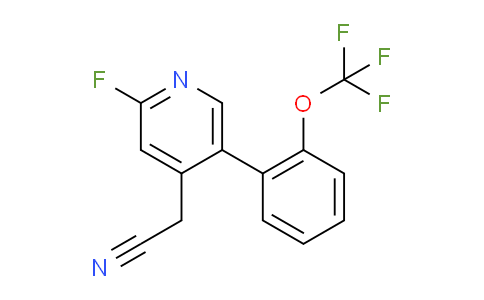 AM96832 | 1261855-37-1 | 2-Fluoro-5-(2-(trifluoromethoxy)phenyl)pyridine-4-acetonitrile
