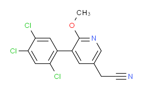 AM96839 | 1261499-53-9 | 2-Methoxy-3-(2,4,5-trichlorophenyl)pyridine-5-acetonitrile