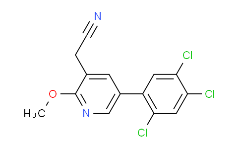 AM96841 | 1261756-63-1 | 2-Methoxy-5-(2,4,5-trichlorophenyl)pyridine-3-acetonitrile