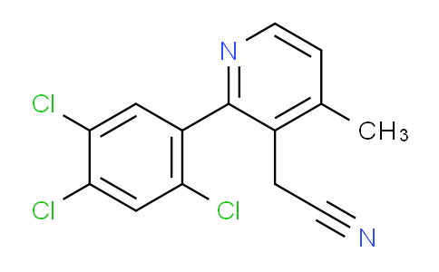 AM96858 | 1261607-90-2 | 4-Methyl-2-(2,4,5-trichlorophenyl)pyridine-3-acetonitrile