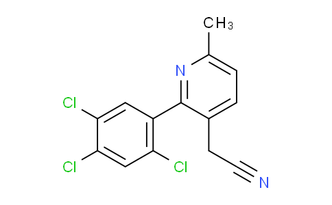 AM96861 | 1261669-85-5 | 6-Methyl-2-(2,4,5-trichlorophenyl)pyridine-3-acetonitrile