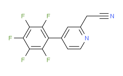 4-(Perfluorophenyl)pyridine-2-acetonitrile