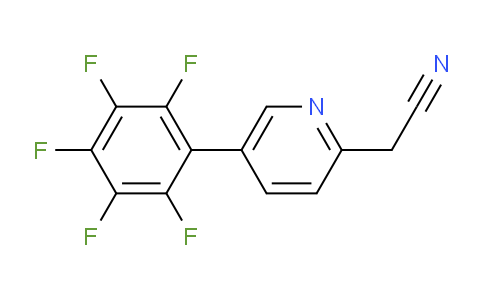 5-(Perfluorophenyl)pyridine-2-acetonitrile