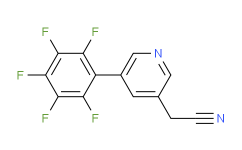 5-(Perfluorophenyl)pyridine-3-acetonitrile