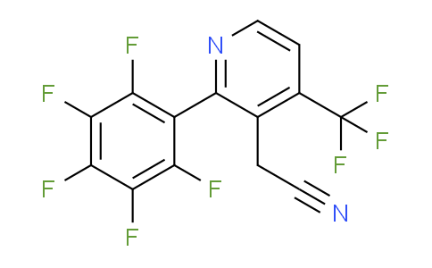 2-(Perfluorophenyl)-4-(trifluoromethyl)pyridine-3-acetonitrile