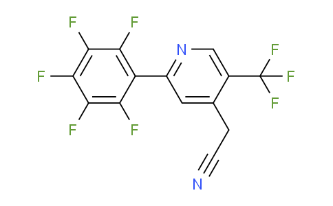 2-(Perfluorophenyl)-5-(trifluoromethyl)pyridine-4-acetonitrile