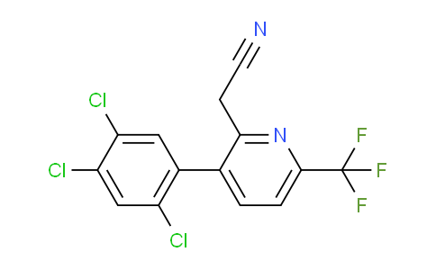 AM96899 | 1261774-86-0 | 3-(2,4,5-Trichlorophenyl)-6-(trifluoromethyl)pyridine-2-acetonitrile