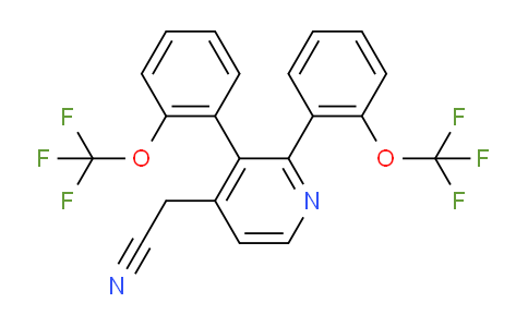 AM96912 | 1261648-66-1 | 2,3-Bis(2-(trifluoromethoxy)phenyl)pyridine-4-acetonitrile