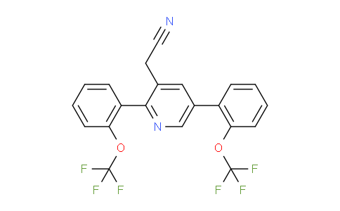 2,5-Bis(2-(trifluoromethoxy)phenyl)pyridine-3-acetonitrile