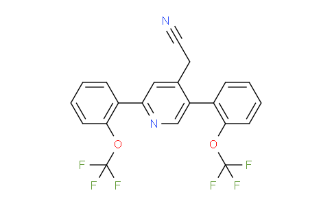 2,5-Bis(2-(trifluoromethoxy)phenyl)pyridine-4-acetonitrile