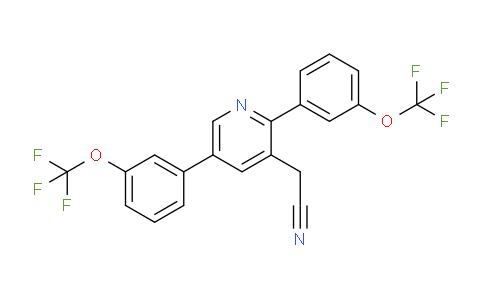 2,5-Bis(3-(trifluoromethoxy)phenyl)pyridine-3-acetonitrile