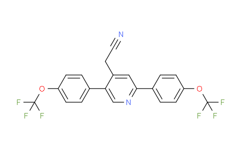 AM96920 | 1261782-61-9 | 2,5-Bis(4-(trifluoromethoxy)phenyl)pyridine-4-acetonitrile