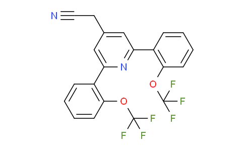 AM96922 | 1261610-44-9 | 2,6-Bis(2-(trifluoromethoxy)phenyl)pyridine-4-acetonitrile