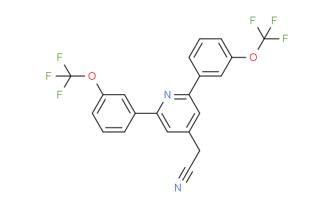AM96924 | 1261457-08-2 | 2,6-Bis(3-(trifluoromethoxy)phenyl)pyridine-4-acetonitrile