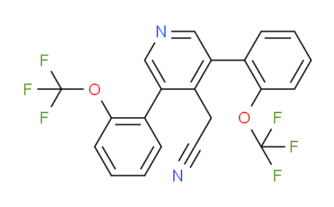 AM96934 | 1261560-61-5 | 3,5-Bis(2-(trifluoromethoxy)phenyl)pyridine-4-acetonitrile