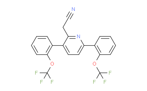 AM96939 | 1261879-39-3 | 3,6-Bis(2-(trifluoromethoxy)phenyl)pyridine-2-acetonitrile
