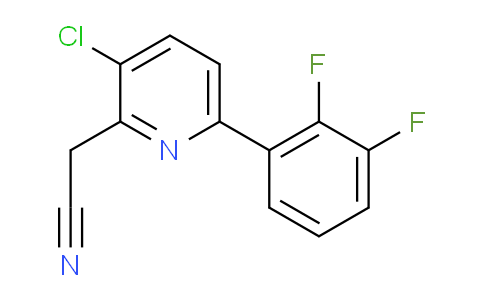 3-Chloro-6-(2,3-difluorophenyl)pyridine-2-acetonitrile