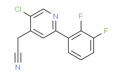5-Chloro-2-(2,3-difluorophenyl)pyridine-4-acetonitrile