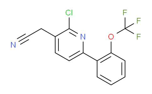 AM96975 | 1261782-12-0 | 2-Chloro-6-(2-(trifluoromethoxy)phenyl)pyridine-3-acetonitrile