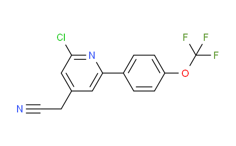 AM96980 | 1261662-68-3 | 2-Chloro-6-(4-(trifluoromethoxy)phenyl)pyridine-4-acetonitrile