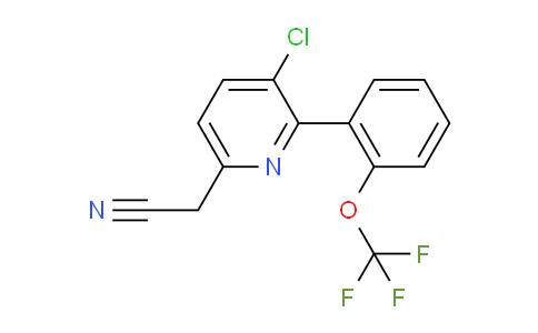 AM96983 | 1261782-17-5 | 3-Chloro-2-(2-(trifluoromethoxy)phenyl)pyridine-6-acetonitrile
