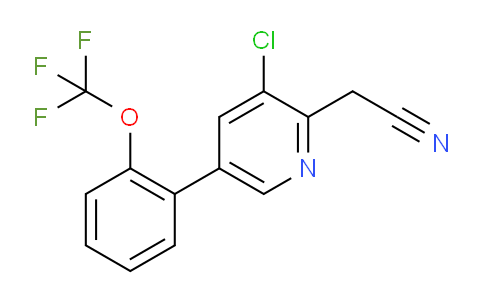 AM96990 | 1261794-70-0 | 3-Chloro-5-(2-(trifluoromethoxy)phenyl)pyridine-2-acetonitrile