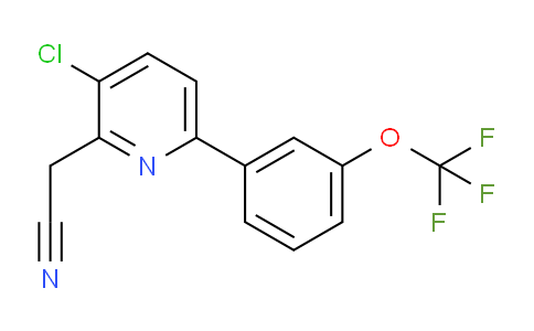 AM96997 | 1261587-54-5 | 3-Chloro-6-(3-(trifluoromethoxy)phenyl)pyridine-2-acetonitrile