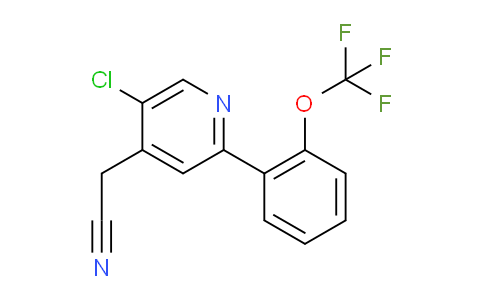 AM97000 | 1261725-20-5 | 5-Chloro-2-(2-(trifluoromethoxy)phenyl)pyridine-4-acetonitrile