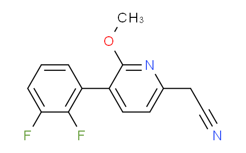 AM97045 | 1261462-41-2 | 3-(2,3-Difluorophenyl)-2-methoxypyridine-6-acetonitrile
