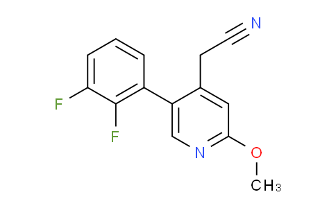 5-(2,3-Difluorophenyl)-2-methoxypyridine-4-acetonitrile